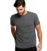 US Blanks US2000R Men's Short-Sleeve Recycled Crew in Anthracite front view