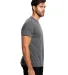 US Blanks US2000R Men's Short-Sleeve Recycled Crew in Anthracite side view