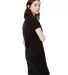 US Blanks US401 Ladies' Cotton T-Shirt Dress in Black side view
