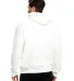 US Blanks US4412 Men's 100% Cotton Hooded Pullover in White back view