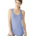 Alternative Apparel AA1927 Womens Meegs Racerback  in Eco pacific blue front view