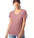 Alternative Apparel AA2620 Ladies Kimber T-Shirt in Rose bloom front view
