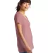 Alternative Apparel AA2620 Ladies Kimber T-Shirt in Rose bloom side view