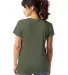 Alternative Apparel AA2620 Ladies Kimber T-Shirt in Army green back view