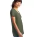 Alternative Apparel AA2620 Ladies Kimber T-Shirt in Army green side view
