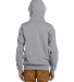 993B Jerzees Youth 8 oz. NuBlend® 50/50 Full-Zip  in Oxford back view