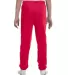 973B Jerzees Youth 8 oz. NuBlend® 50/50 Sweatpant TRUE RED back view