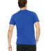CANVAS 3001U Unisex USA Made T-Shirt in True royal back view