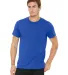 CANVAS 3001U Unisex USA Made T-Shirt in True royal front view