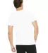 CANVAS 3001U Unisex USA Made T-Shirt in White back view