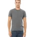 CANVAS 3001U Unisex USA Made T-Shirt in Deep heather front view