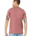 CANVAS 3001U Unisex USA Made T-Shirt in Mauve back view