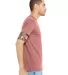 CANVAS 3001U Unisex USA Made T-Shirt in Mauve side view