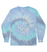 Tie-Dye CD2000 Adult 5.4 oz. 100% Cotton Long-Slee in Lagoon front view