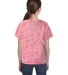 Tie-Dye CD1150Y Youth Pink Ribbon T-Shirt PINK RIBBON back view
