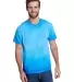 Tie-Dye CD1310 Adult Oil Wash T-Shirt ROYAL front view