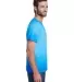 Tie-Dye CD1310 Adult Oil Wash T-Shirt ROYAL side view