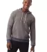 Alternative Apparel 9595F2 Pullover Hoodie in Ec l gry/ ec gry front view