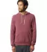 Alternative Apparel 9595F2 Pullover Hoodie in Eco true currant front view