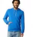 Alternative Apparel 9595F2 Pullover Hoodie in Ec tr pacif blue front view