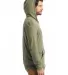AA1970 Alternative Apparel Unisex Eco Zip Up Hoodi in Eco tr army grn side view