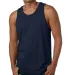 Next Level 3633 Men's Jersey Tank in Midnight navy front view