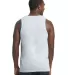 Next Level 3633 Men's Jersey Tank in Hthr gray/ cancn back view