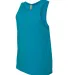 Next Level 3633 Men's Jersey Tank in Turquoise side view