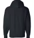 J. America - Premium Full-Zip Hooded Sweatshirt -  NAVY back view