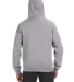 J. America - Premium Full-Zip Hooded Sweatshirt -  OXFORD back view
