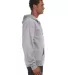 J. America - Premium Full-Zip Hooded Sweatshirt -  OXFORD side view