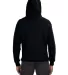 J. America - Sport Lace Hooded Sweatshirt - 8830 BLACK back view