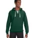 J. America - Sport Lace Hooded Sweatshirt - 8830 FOREST GREEN front view