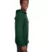 J. America - Sport Lace Hooded Sweatshirt - 8830 FOREST GREEN side view