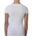 Next Level 6730 Tri-Blend Scoop in Heather white back view