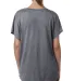 Next Level 6760 Tri-Blend Dolman in Premium heather back view