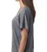 Next Level 6760 Tri-Blend Dolman in Premium heather side view