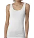 Next Level 3533 Jersey Tank in White front view