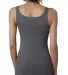Next Level 3533 Jersey Tank in Dark gray back view