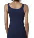 Next Level 3533 Jersey Tank in Midnight navy back view