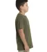 Next Level 3310 Boy's S/S Crew  in Military green side view