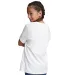 Next Level 3310 Boy's S/S Crew  in White back view