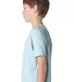 Next Level 3310 Boy's S/S Crew  in Light blue side view