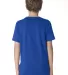 Next Level 3310 Boy's S/S Crew  in Royal back view