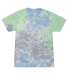 H1000 Tie-Dyes Adult Tie-Dyed Cotton Tee in Slushy front view