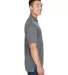 8405  UltraClub® Men's Cool & Dry Sport Mesh Perf CHARCOAL side view