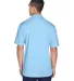 8405  UltraClub® Men's Cool & Dry Sport Mesh Perf COLUMBIA BLUE back view
