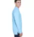 8405LS UltraClub® Adult Cool & Dry Sport Long-Sle COLUMBIA BLUE side view
