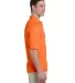 436 Jerzees Adult Jersey 50/50 Pocket Polo with Sp SAFETY ORANGE side view