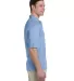 436 Jerzees Adult Jersey 50/50 Pocket Polo with Sp LIGHT BLUE side view
